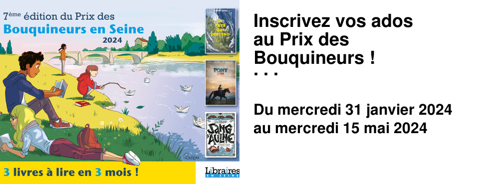 Inscrivez vos ados au Prix des Bouquineurs ! 3 livres � lire en 3 mois