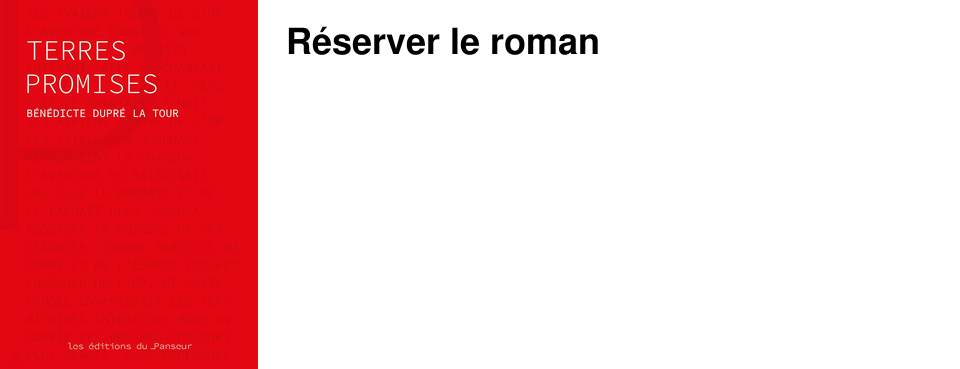 R�server le roman
