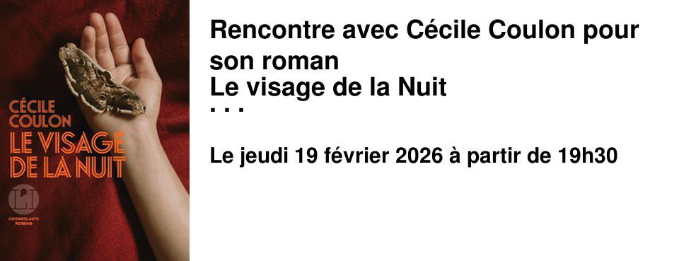 Rencontre avec C�cile Coulon pour son roman Le visage de la Nuit � la Librairie les Beaux Titres
